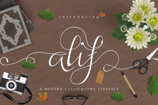 Alif: A Modern Script Font for Handmade Brands