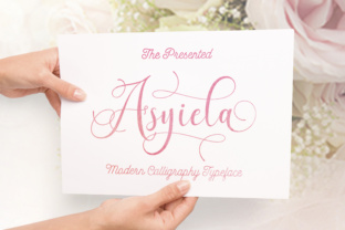 Asyiela: A Modern Script Font for Editorial Design