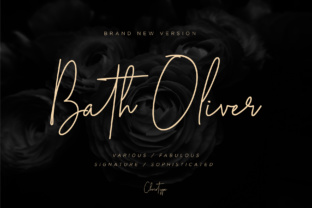 Bath Oliver Font for Small Business Branding