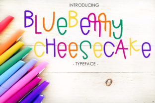 Blueberry Cheesecake: A Handwritten Font for Bold Branding