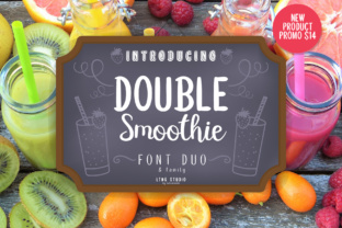 Double Smoothie: A Playful Typeface for Bold Campaigns