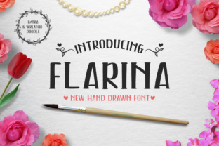 Flarina: A Hand-Drawn Display Font for Editors