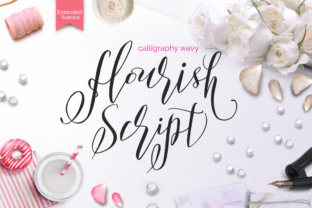 Flourish: An Elegant Script Font for Editorial Design