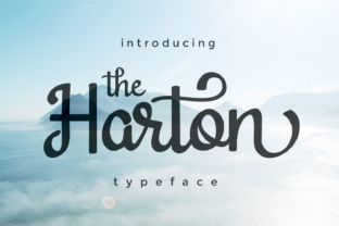 Harton: A Script Font for Editorial Design