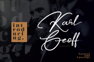 Karl Geoff: A Handwritten Typeface for Editorial Design