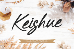 Keishue: A Handwritten Typeface for Elegant Branding