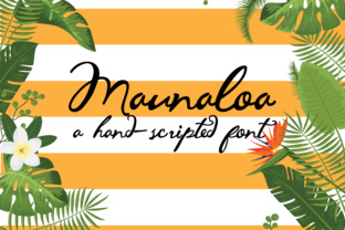 Maunaloa: A Charming Hand-Inked Script Font for Brands