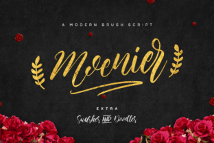 Moenier: A Warm Script Font for Editorial Design