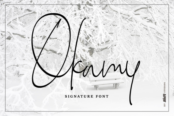 Okamy: A Relaxed Script Font for Editorial Design