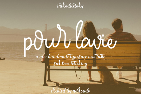 Pour La Vie: A Script Font for Editorial Design