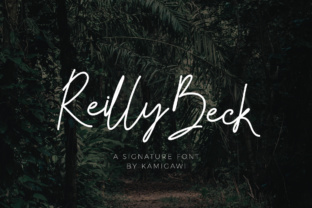 Reilly Beck: A Handcrafted Signature Font for Makers