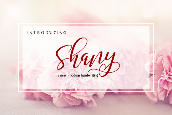 Shany Font: A Handwritten Typeface for Modern Web Design