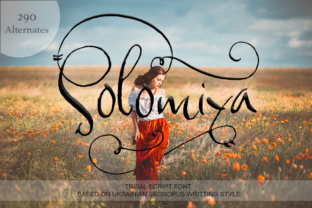Solomiya: A Handwritten Font for Brand Elegance
