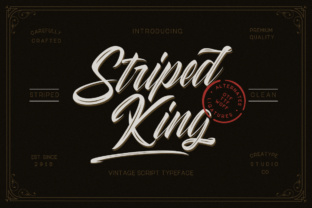 Striped King Font: Elevate Your Brand Style