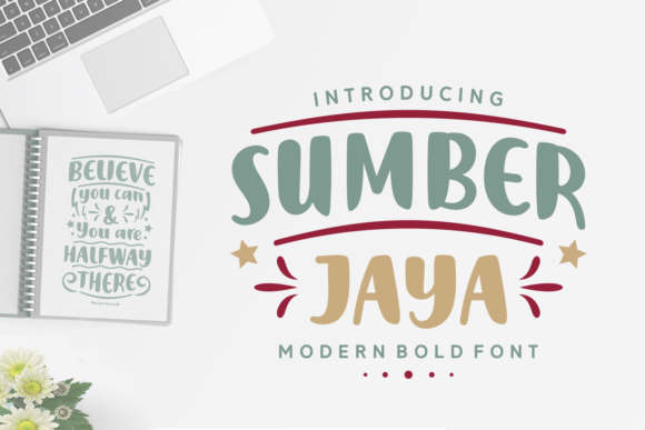 Sumber Jaya: A Script Font for Editorial Design