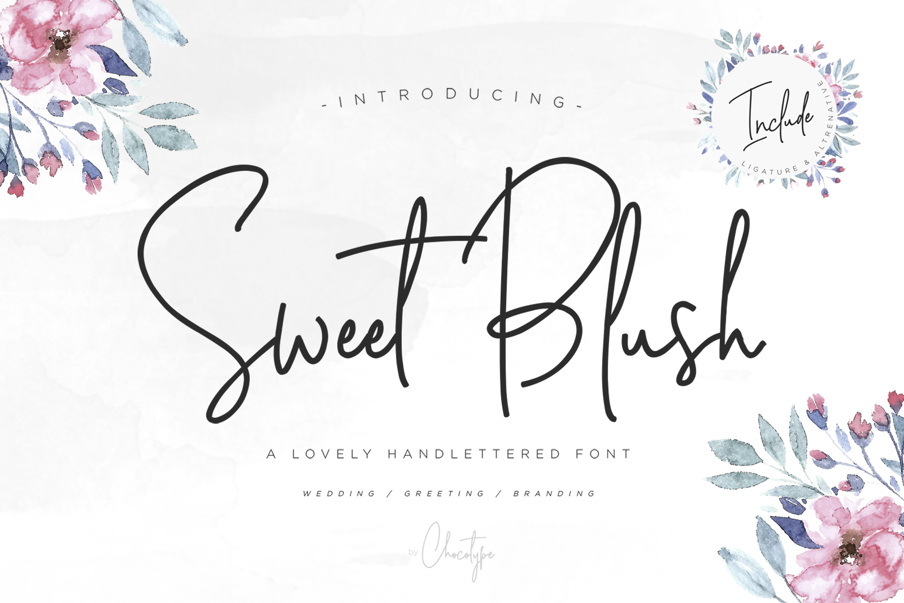 Sweet Blush: A Script Font for Modern Web Headers