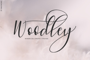 Woodley: A Swashy Script Font for Editorial Design